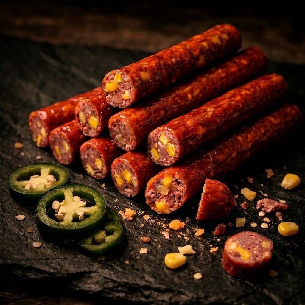 Beef Smoke Sticks — Jalapeño Cheddar